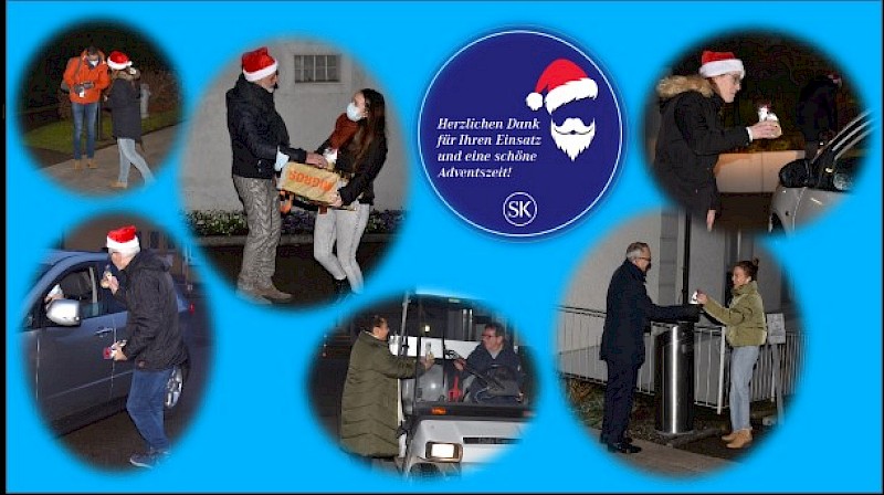 6. Dezember 2021: Besuch vom SANIchlaus