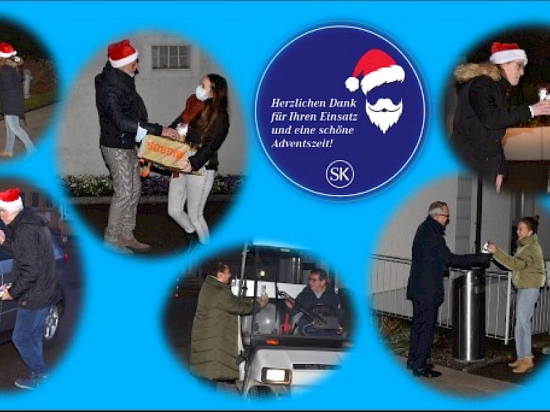 6. Dezember 2021: Besuch vom SANIchlaus