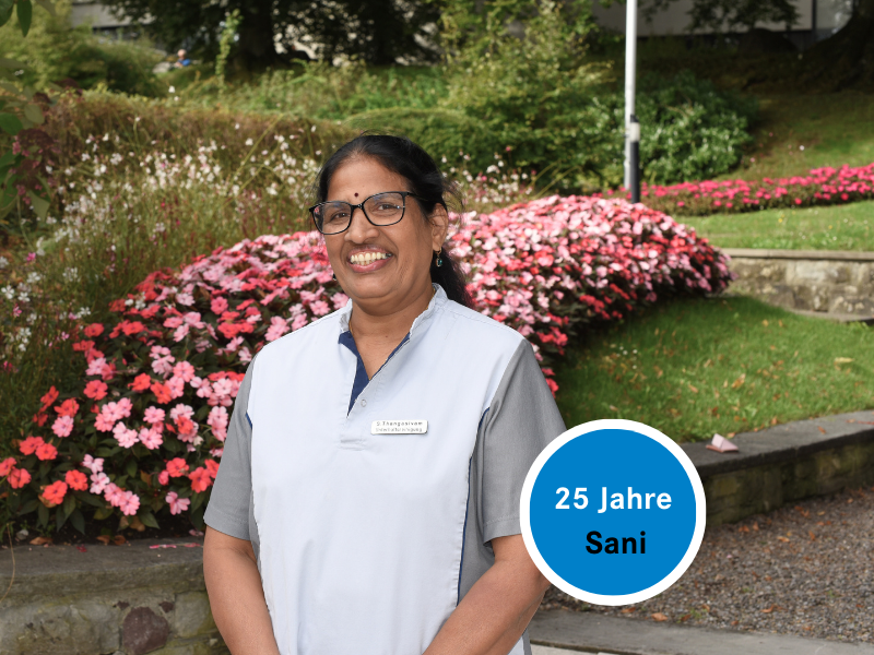 25 Jahre im Sanatorium Kilchberg - wir gratulieren Shanty!