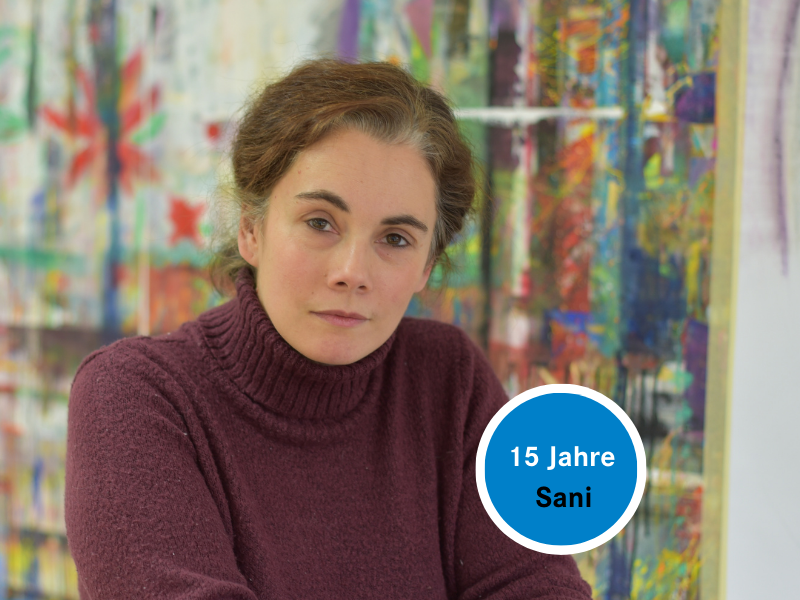 15 Jahre Engagement für die Kunsttherapie - herzlichen Glückwunsch, Nadine